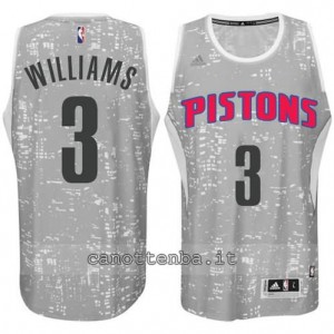 canotte shawne williams #3 detroit pistons lights grigio