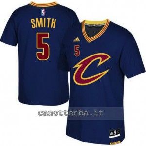 canotte smith #5 cleveland cavaliers 2015-2016 blu