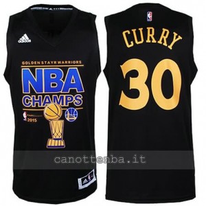canotte stephen curry #30 golden state warriors campioni 2014-15 nero