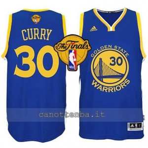 canotte stephen curry #30 golden state warriors finale 2015 blu