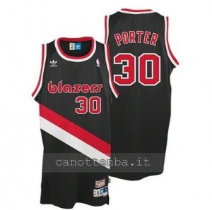 canotte terry porter #30 portland trail blazers retro nero