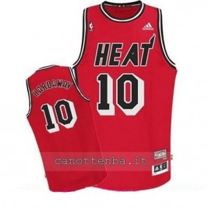 canotte tim hardaway #10 miami heat classico rosso