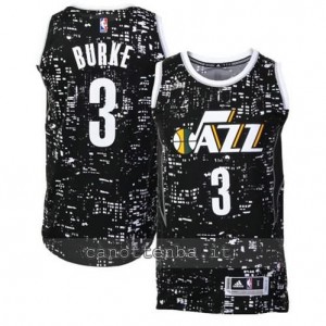 canotte trey burke #3 utah jazz lights nero