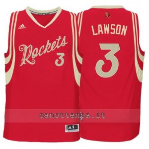 canotte ty lawson #3 houston rockets natale 2015 rosso