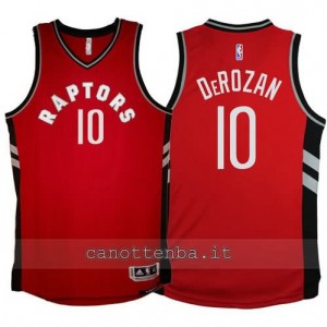 maglia DeMar DeRezan #10 toronto raptors 2015-2016 rosso