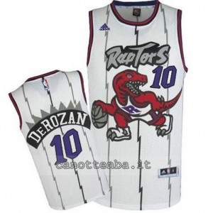 maglia DeMar DeRozan #10 toronto raptors 2014-2015 bianca