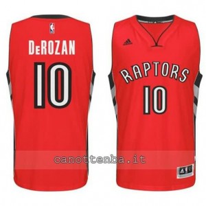 maglia DeMar DeRozan #10 toronto raptors 2014-2015 rosso