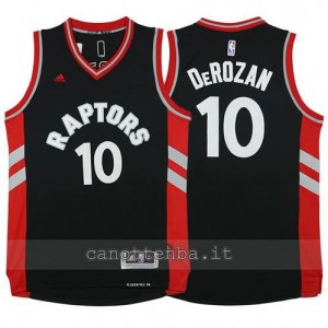 maglia DeMar DeRozan #10 toronto raptors 2015-2016 nero