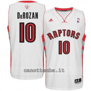 maglia DeMar DeRozan #10 toronto raptors revolution 30 bianca