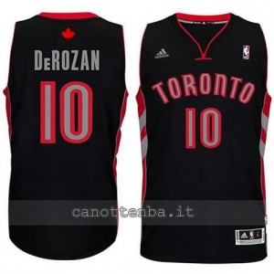 maglia DeMar DeRozan #10 toronto raptors revolution 30 nero