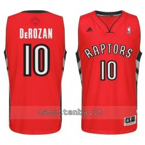 maglia DeMar DeRozan #10 toronto raptors revolution 30 rosso