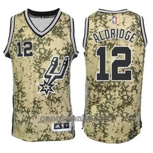 maglia LaMarcus aldridge #12 san antonio spurs camo