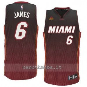 maglia LeBron James #6 miami heat moda resonate