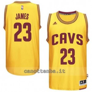 maglia LeBron james #23 cleveland cavaliers 2014-2015 giallo