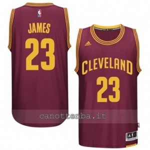 maglia LeBron james #23 cleveland cavaliers 2014-2015 rosso