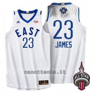 maglia LeBron james #23 nba all star 2016 bianca