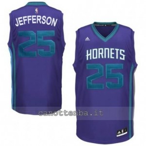 maglia al jefferson #25 charlotte hornets porpora