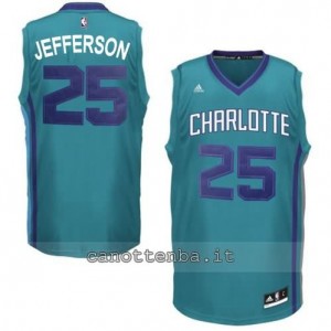 maglia al jefferson #25 charlotte hornets verde