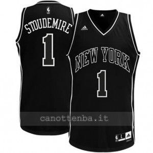 maglia amar'e stoudemire #1 new york knicks nero