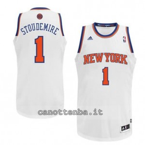 maglia amar'e stoudemire #1 new york knicks revolution 30 bianca