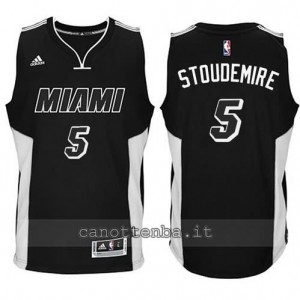 maglia amar'e stoudemire #5 miami heat 2014-2015 nero
