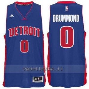 maglia andre drummond #0 detroit pistons blu