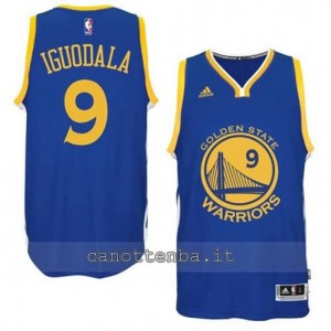 maglia andre iguodala #9 golden state warriors 2014-2015 blu