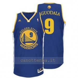 maglia andre iguodala #9 golden state warriors revolution 30 blu
