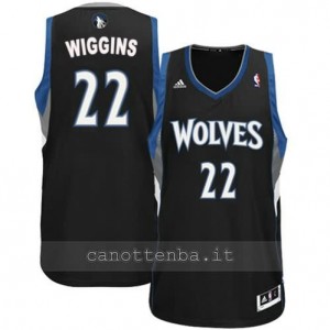 maglia andrew wiggins #22 minnesota timberwolves revolution 30 nero