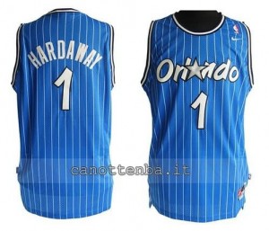 maglia anfernee hardaway #1 orlando magic soul blu