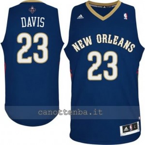 maglia anthony davis #23 new orleans pelicans navy blu