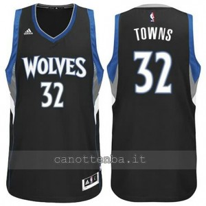 maglia anthony towns #32 minnesota timberwolves nero