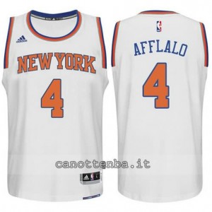 maglia arron afflalo #4 new york knicks 2015 swingman bianca