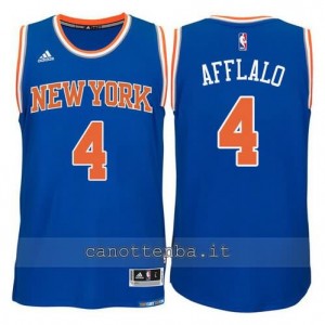 maglia arron afflalo #4 new york knicks 2015 swingman blu