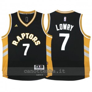 maglia bambino toronto raptors kyle lowry #7 2015-2016 nero