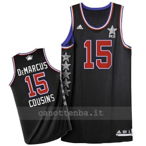 maglia basket DeMarcus cousins #15 nba all star 2015 nero