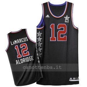 maglia basket LaMarcus aldridge #12 nba all star 2015 nero