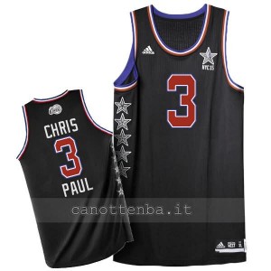 maglia basket chris paul #3 nba all star 2015 nero