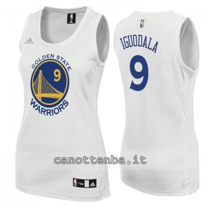 maglia basket donna andre iguodala #9 golden state warriors bianca