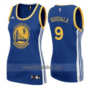 maglia basket donna andre iguodala #9 golden state warriors blu
