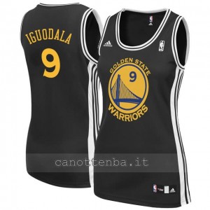 maglia basket donna andre iguodala #9 golden state warriors nero
