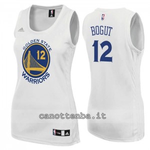 maglia basket donna andrew bogut #12 golden state warriors bianca