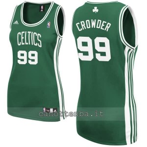 maglia basket donna boston celtics jae crowder #99 verde
