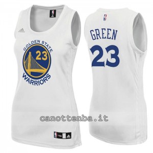 maglia basket donna draymond green #23 golden state warriors bianca