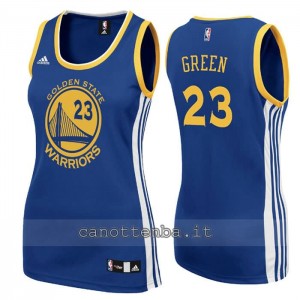 maglia basket donna draymond green #23 golden state warriors blu