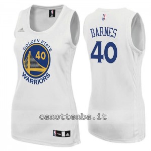 maglia basket donna harrison barnes #40 golden state warriors bianca