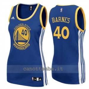 maglia basket donna harrison barnes #40 golden state warriors blu