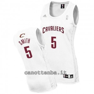 maglia basket donna jr smith #5 cleveland cavaliers bianca