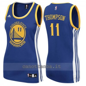 maglia basket donna klay thompson #11 golden state warriors blu