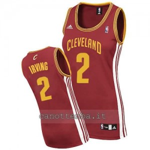 maglia basket donna kyrie irving #2 cleveland cavaliers rosso